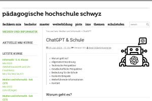 Cover: ChatGPT & Schule