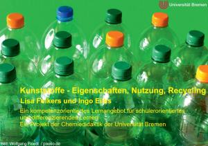 Cover: Kunststoffe - Eigenschaften, Nutzung, Recycling