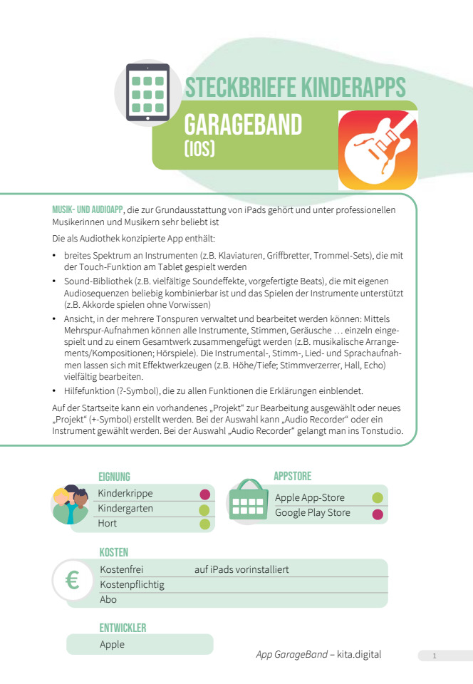 Cover: GarageBand (iOS)