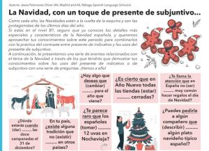 Cover: La Navidad | Presente de indicativo y de subjuntivo