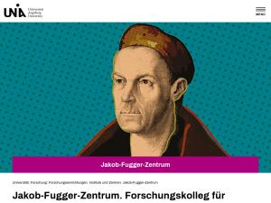 Cover: Jakob-Fugger-Zentrum - Forschungskolleg für Transnationale Studien der Universität Augsburg