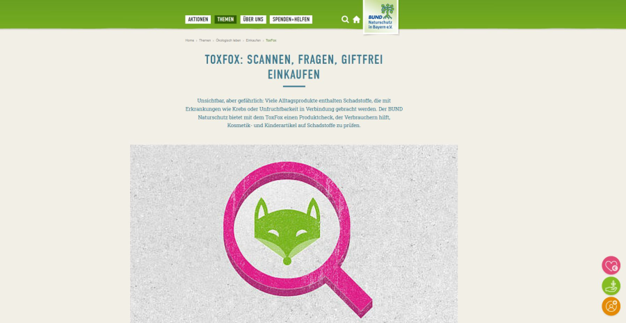Cover: ToxFox - App