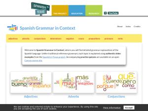 Cover: Spanish Grammar in Context