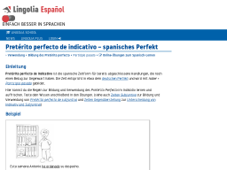 Cover: Pretérito perfecto| Erklärung und Übung