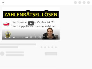 Cover: ZAHLENRÄTSEL lösen mit GLEICHUNGSSYSTEM – Gleichungen, Textaufgabe - YouTube