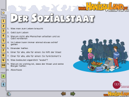 Cover: Sozialstaat interaktives Tafelbild