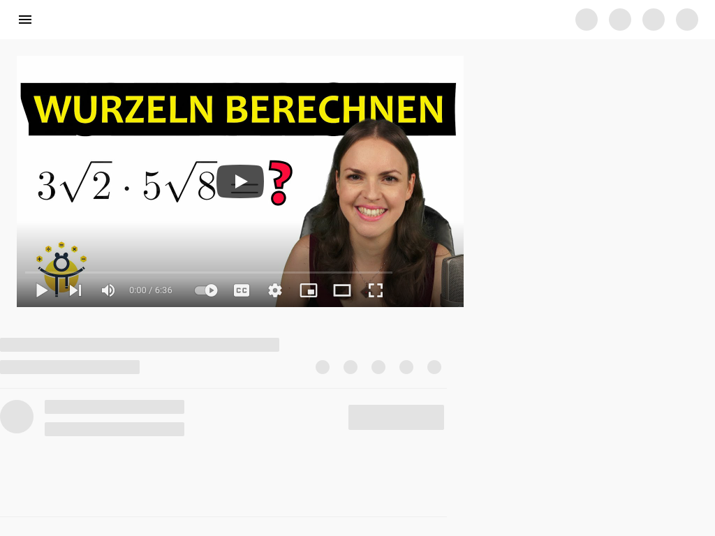 Cover: WURZELN berechnen – Rechnen mit Wurzeln Regeln - YouTube