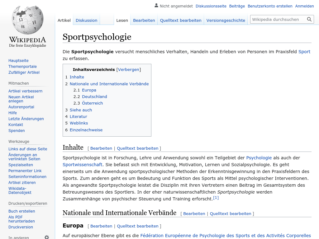 Cover: Sportpsychologie - wikipedia.org