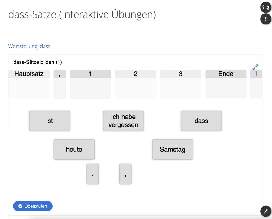 Cover: dass-Sätze (Interaktive Übungen)