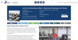 Cover: Kraft und Krafttraining im Sport - Bedeutung, Physiologie und Training