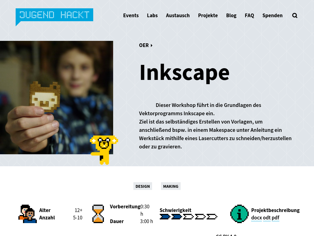 Cover: Inkscape Grundlagenworkshop