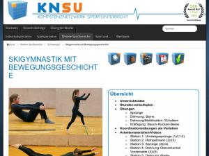 Cover: Skigymnastik mit Bewegungsgeschichte - KNSU