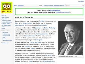 Cover: Konrad Adenauer