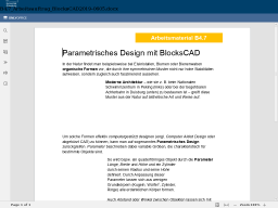 Cover: Parametrisches Design mit BlocksCAD
