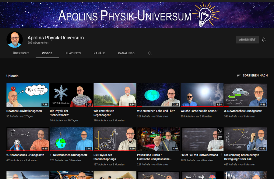 Cover: Apolins Physik-Universum - YouTube