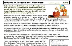 Cover: Bräuche in Deutschland | Halloween