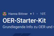 Cover: OER-Starter-Kit - padlet.com/hbittner/OER_Starter_Kit