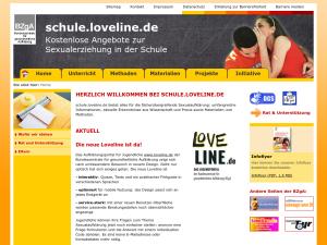 Cover: schule.loveline.de - Kostenlose Angebote zur Sexualerziehung in der Schule 