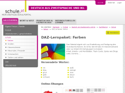 Cover: DAZ-Lernpaket - Farben | schule.at