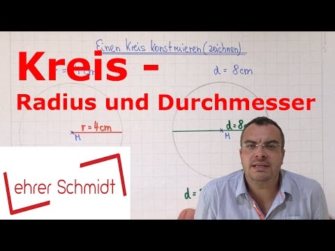 Cover: Kreis - Radius und Durchmesser | Geometrie | Mathematik | Lehrerschmidt - YouTube