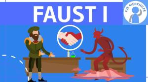 Cover: Faust: Der Tragödie erster Teil - Zusammenfassung / Inhaltsangabe - Deutsch Literatur / Abitur