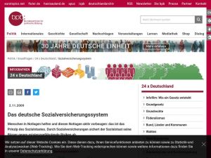 Cover: Das deutsche Sozialversicherungssystem