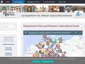 Cover: Historische Orte und Museen | interaktive Karte

