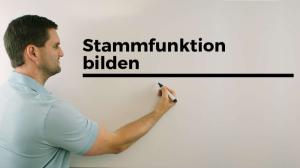 Cover: Stammfunktion bilden, Integrationsverfahren, Integrieren, Aufleiten,Übersicht | Mathe by Daniel Jung