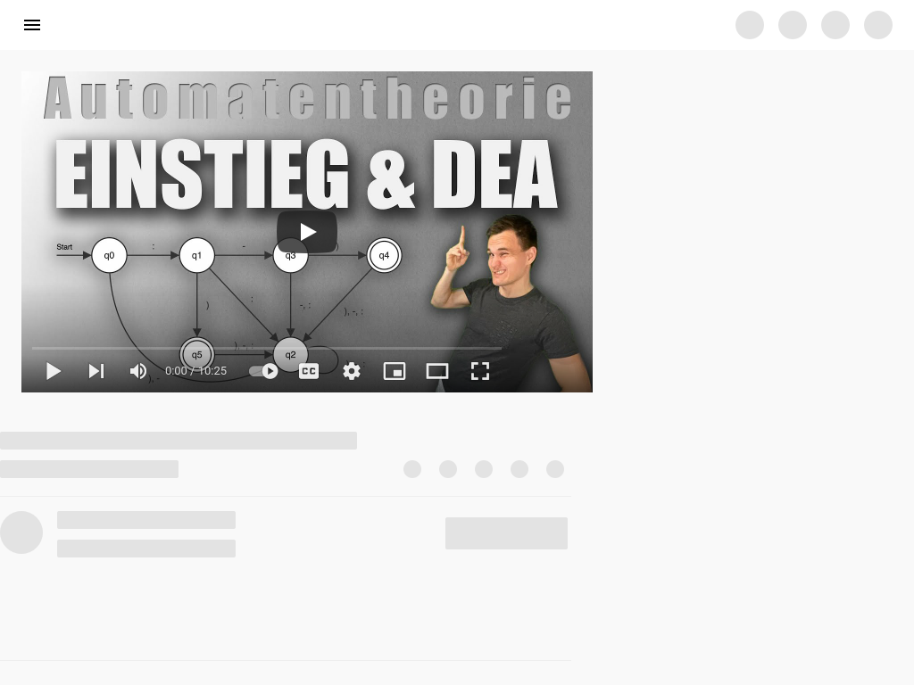 Cover: Automatentheorie: Einstieg & DEA - YouTube