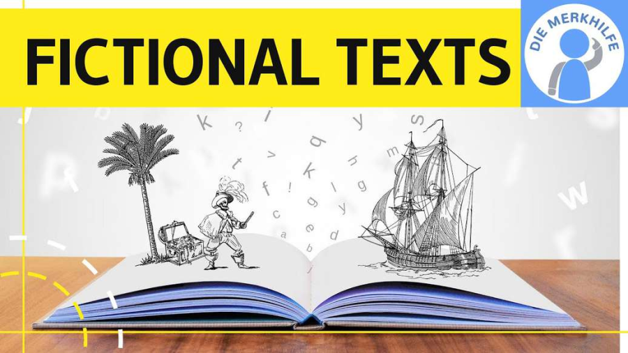 Cover: Fictional texts - text types / Textsorten Englisch & Beispiele - Epik / Prose, Drama, Lyrik / Poetry