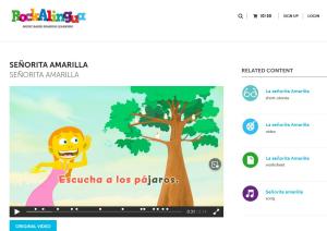 Cover: Señorita Amarilla | Vídeo interactivo