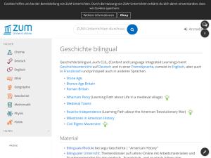 Cover: Geschichte bilingual – ZUM-Unterrichten