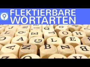 Cover: Wortarten 1 - Flektierbar - Nomen, Artikel, Verben, Adjektive, Pronomen, Zahlwörter - Deutsch