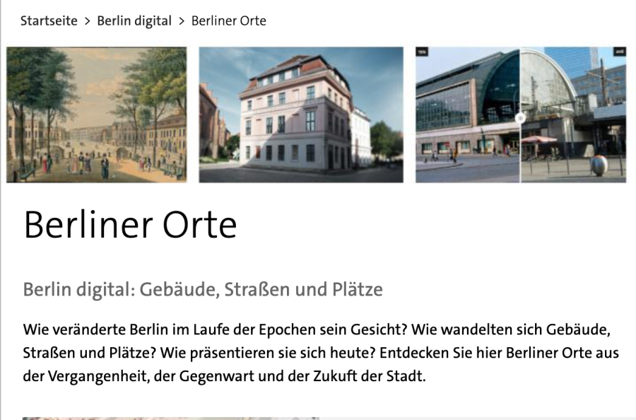 Cover: Berliner Orte | Berlin digital | Stadtmuseum Berlin