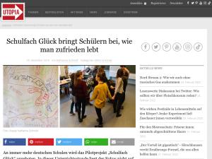 Cover: Schulfach Glück in Deutschland