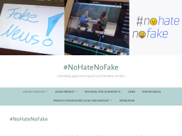 Cover: #NoHateNoFake – Videoblogs gegen Hate Speech und Fake News im Netz