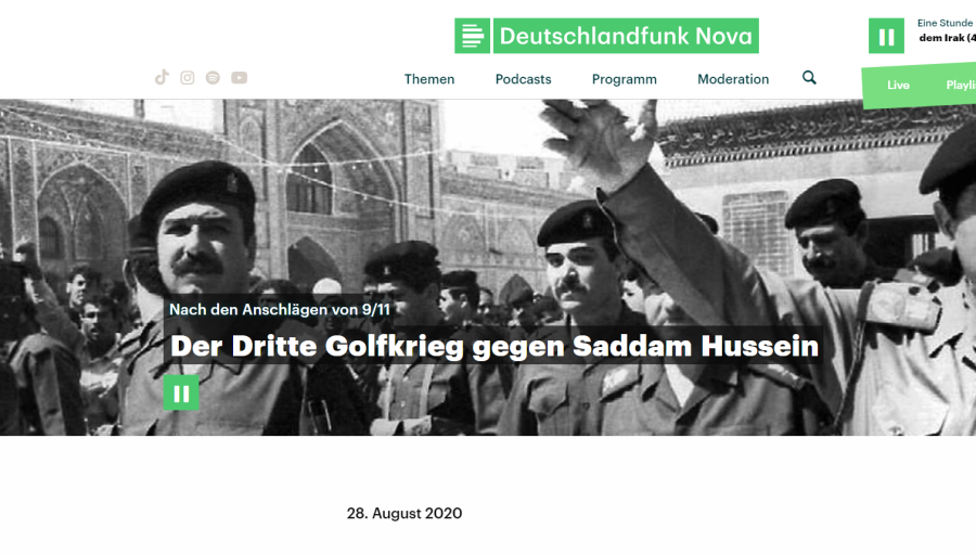 Cover: Der Dritte Golfkrieg gegen Saddam Hussein