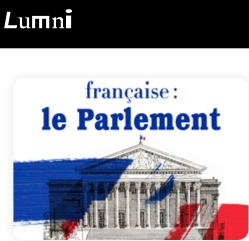 Cover: Une institution française: le Parlement