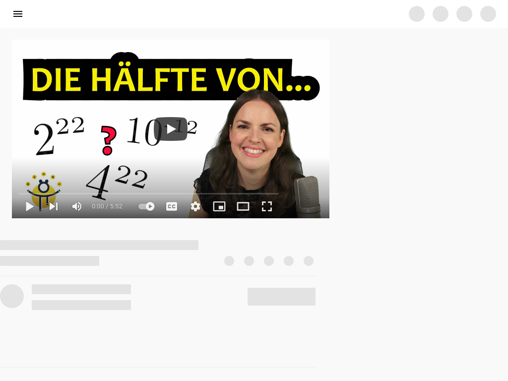 Cover: EINSTELLUNGSTEST Mathe Aufgaben Potenzen – Was ist die Hälfte von 2 hoch 22 - YouTube