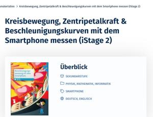 Cover: Kreisbewegung, Zentripetalkraft & Beschleunigungskurven mit dem Smartphone messen (iStage 2) | Science On Stage