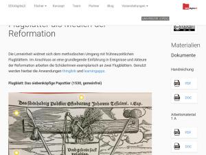 Cover: Flugblätter als Medien der Reformation – Wer teilt, gewinnt! - EDUdigitaLE
