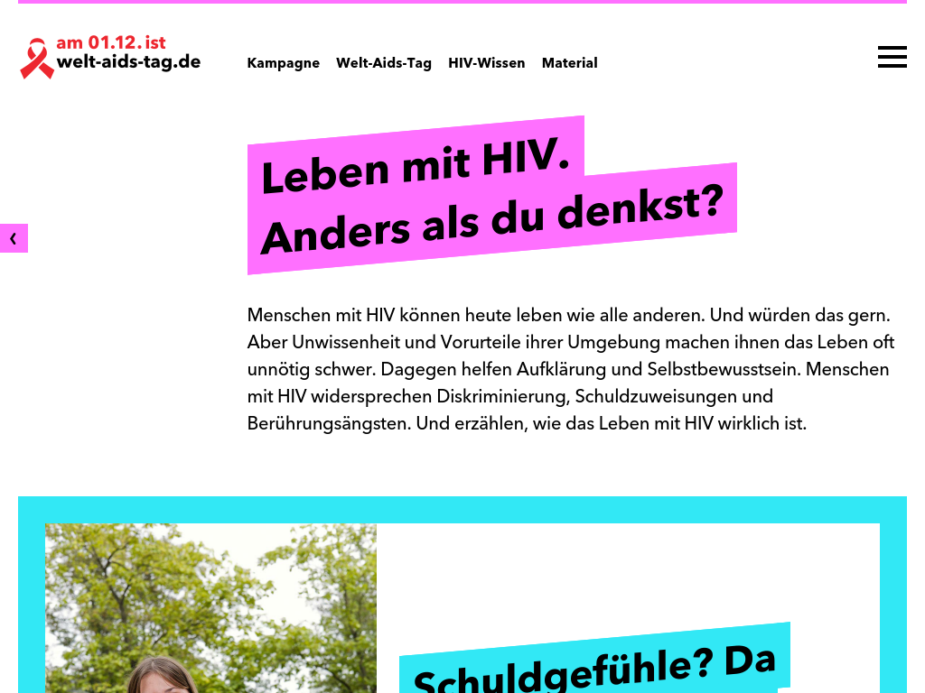 Cover: Welt-Aids-Tag am 01.12. 