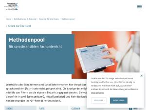 Cover: Methodenpool │ Mercator-Institut für Sprachförderung und Deutsch als Zweitsprache