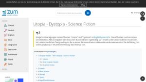 Cover: Utopia - Dystopia - Science Fiction
