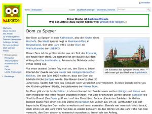 Cover: Dom zu Speyer | Klexikon