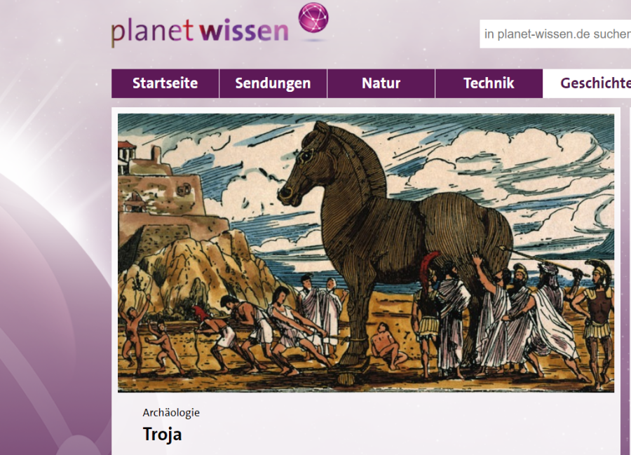 Cover: Troja - Planet Wissen