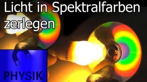 Cover: Licht in Spektralfarben zerlegen - Vergleich