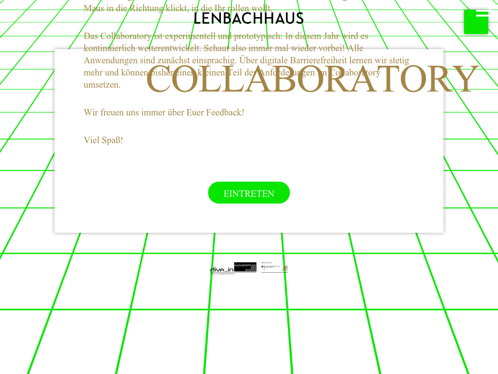 Cover: Lenbachhaus Collaboratory | Digitaler Open Space