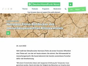 Cover: Hermann Flohn - Entdecker des menschengemachten Kilimawandels