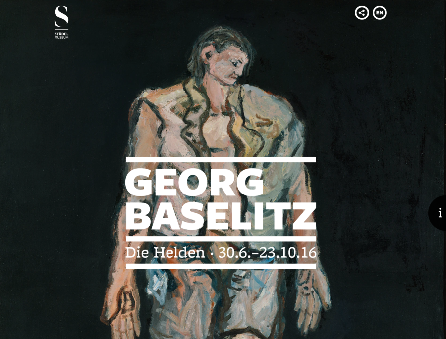 Cover: Georg Baselitz | Die Helden | Städel Museum